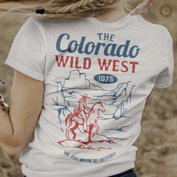 T-Shirt animaux country avec motifs inspirés de la nature