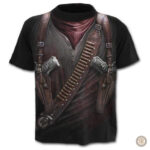 T-Shirt Bad Cowboy au style western décontracté