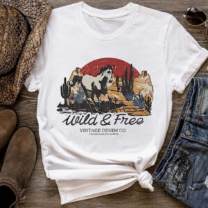 T-Shirt cactus country avec design unique et tendance