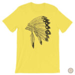 T-Shirt country indien avec design unique et coloré