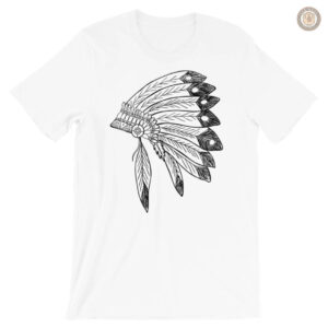 T-Shirt country avec motifs indiens traditionnels