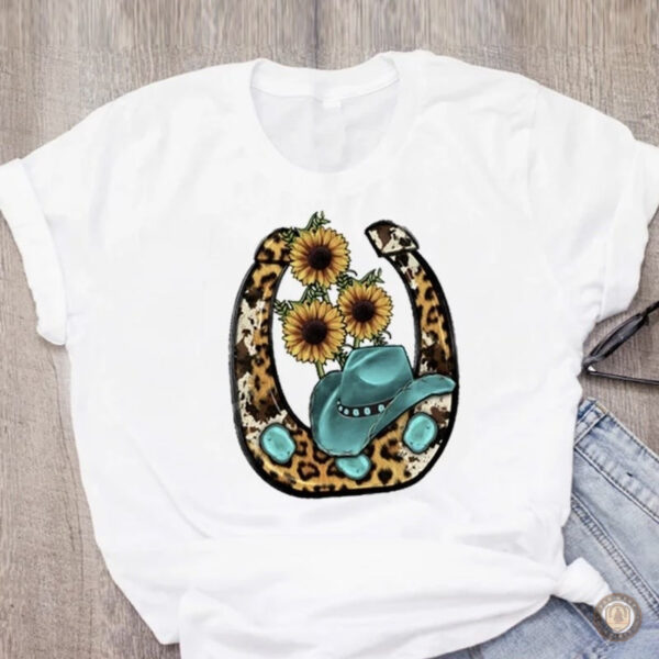 T-Shirt Country Flowers avec motifs floraux