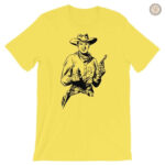 T-Shirt avec design inspiré par l'univers cowboy