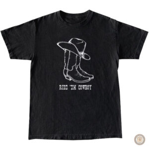 T-Shirt Cowboy Country en coton pour un style décontracté