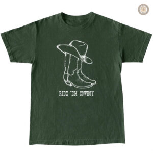T-Shirt Country avec motif cowboy pour les amateurs de western