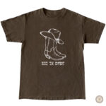 T-Shirt Cowboy au design unique, parfait pour le look country