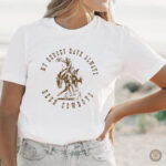 T-Shirt country avec motif de cowboys et héros western