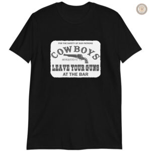 T-Shirt Cowboys avec le slogan "Leave Your Guns