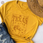 T-Shirt country avec motif danse, idéal pour les soirées line dance