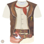 T-Shirt Déguisement Western pour une soirée à thème