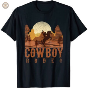 T-Shirt Homme Western en style décontracté