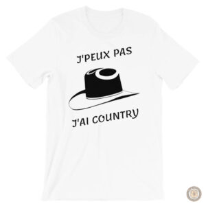 T-Shirt J'Peux Pas J'ai Country en coton confortable