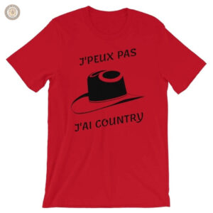T-Shirt country avec message humoristique sur la vie rurale