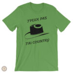 T-Shirt original exprimant la passion pour le style de vie country