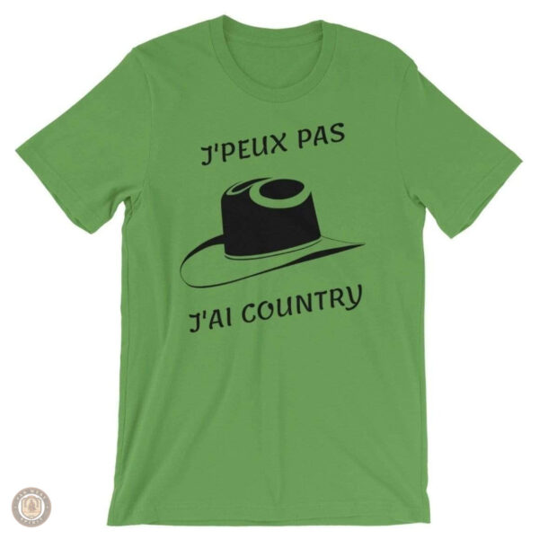 T-Shirt original exprimant la passion pour le style de vie country