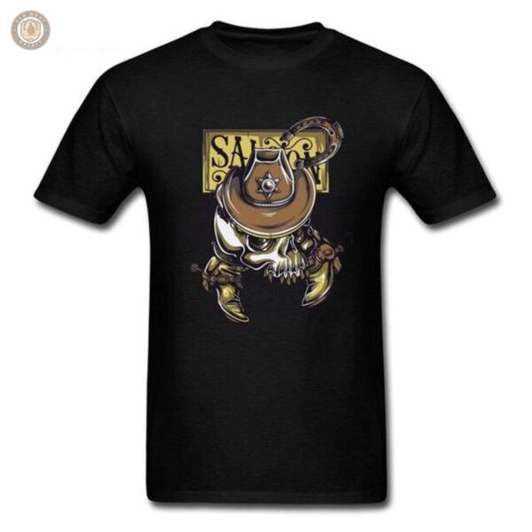 T-Shirt style western avec motif de shérif