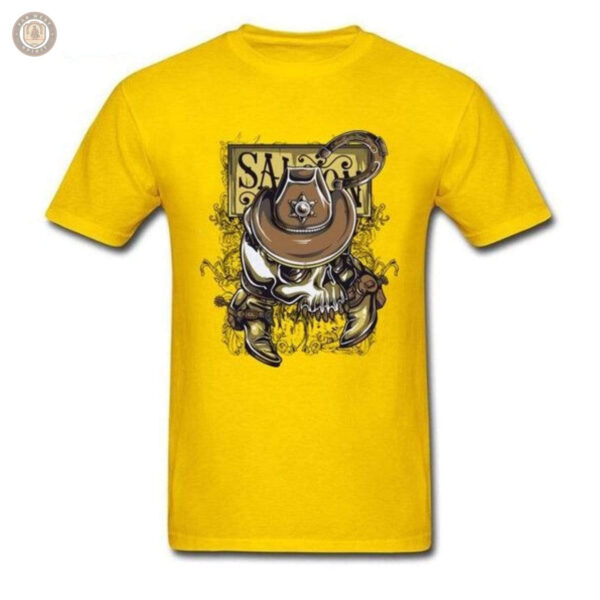 Design de shérif sur T-Shirt inspiré du Far West