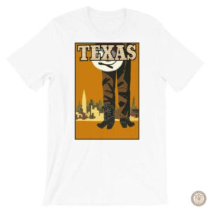 T-Shirt Texas Country, style western décontracté