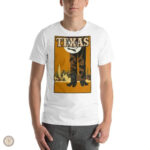 T-Shirt avec motifs inspirés du Texas et ambiance country