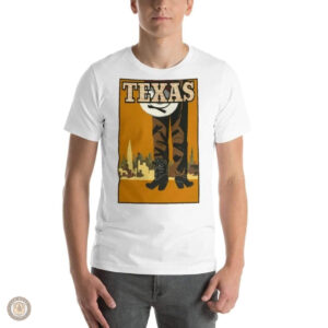 T-Shirt avec motifs inspirés du Texas et ambiance country
