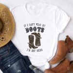 T-Shirt Western Boots pour un style country décontracté