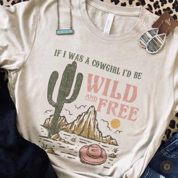T-Shirt Western Rose Cactus pour un look country tendance