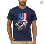 T-Shirt casual au design western classique
