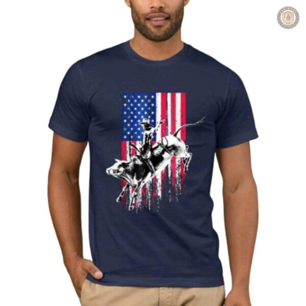 T-Shirt casual au design western classique