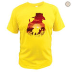 T-Shirt au design inspiré du Far West, idéal pour les passionnés