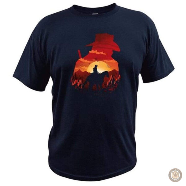 T-Shirt western avec motifs évoquant l'esprit du Wild West