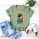 T-Shirt western avec message humoristique pour cowboys