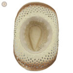 Chapeau de cowboy aux motifs sombres et audacieux