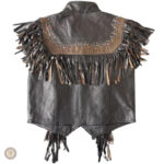 Veste à franges pour un look western authentique