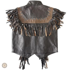 Veste à franges pour un look western authentique