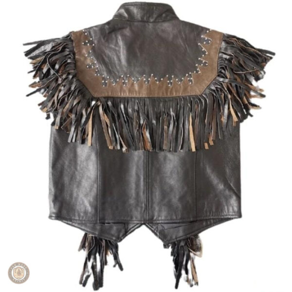 Veste à franges pour un look western authentique