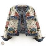 Veste Country Femme à Fleurs, style western élégant