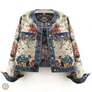 Veste Country Femme à Fleurs, style western élégant