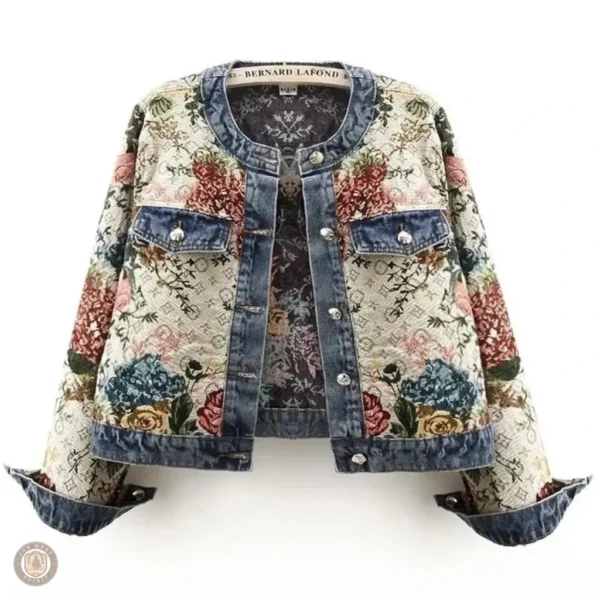 Veste Country Femme à Fleurs, style western élégant