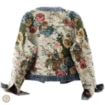 Veste fleurie pour femme, look country chic