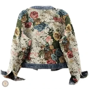 Veste fleurie pour femme, look country chic