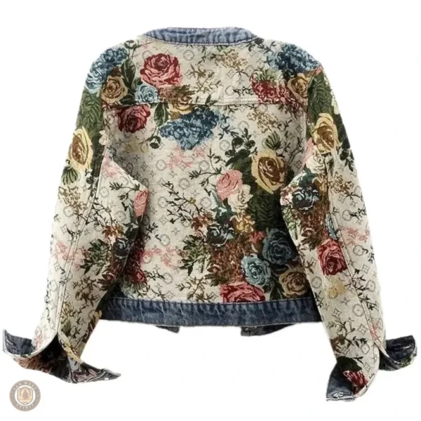 Veste fleurie pour femme, look country chic