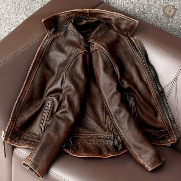Veste cowboy avec finitions soignées pour un look rustique