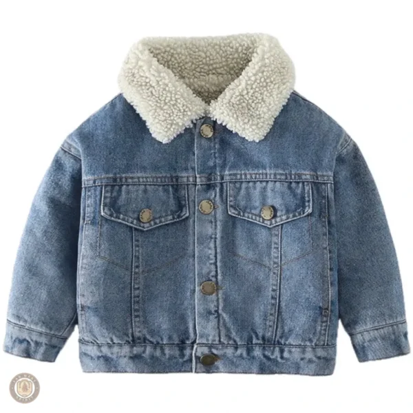 Veste en denim pour petit cowboy, look tendance
