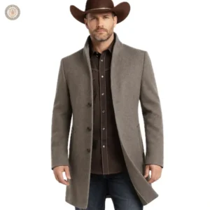Longue veste cowboy pour homme en style western