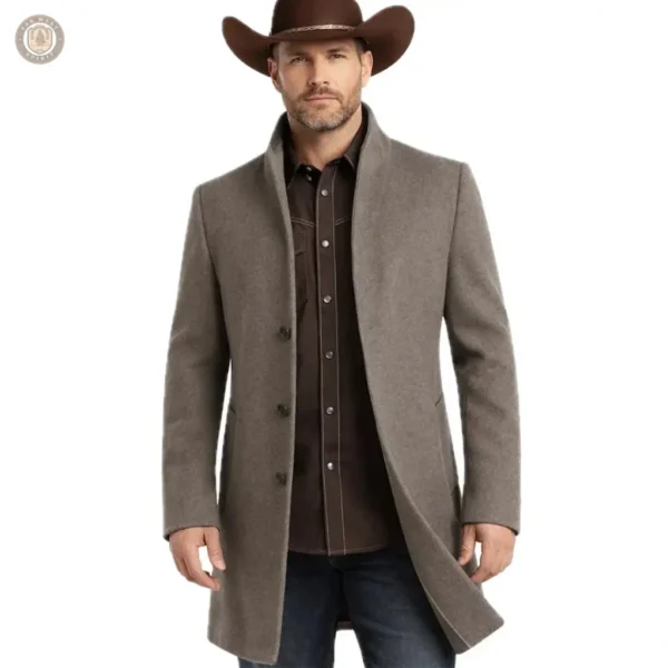 Longue veste cowboy pour homme en style western