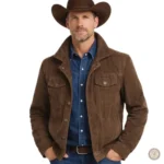 Veste cowboy mi-longue pour homme