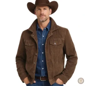 Veste cowboy mi-longue pour homme
