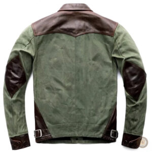Veste de style cowboy, couleur verte, parfaite pour les vêtements western