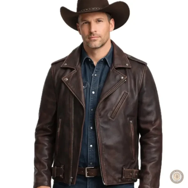 Veste cowboy vintage pour homme en style western