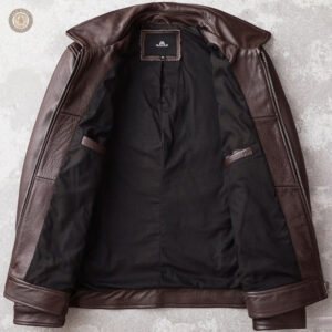 Veste western en cuir pour hommes, élégante et robuste